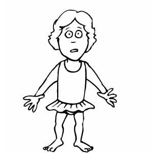 300x300 Sunburn Girl Coloring Sheet