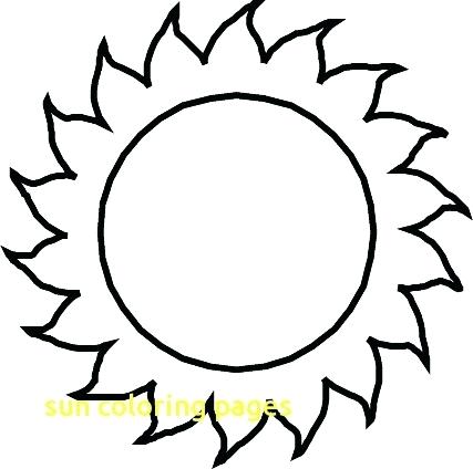 427x424 Sun Coloring Page Teleks.site