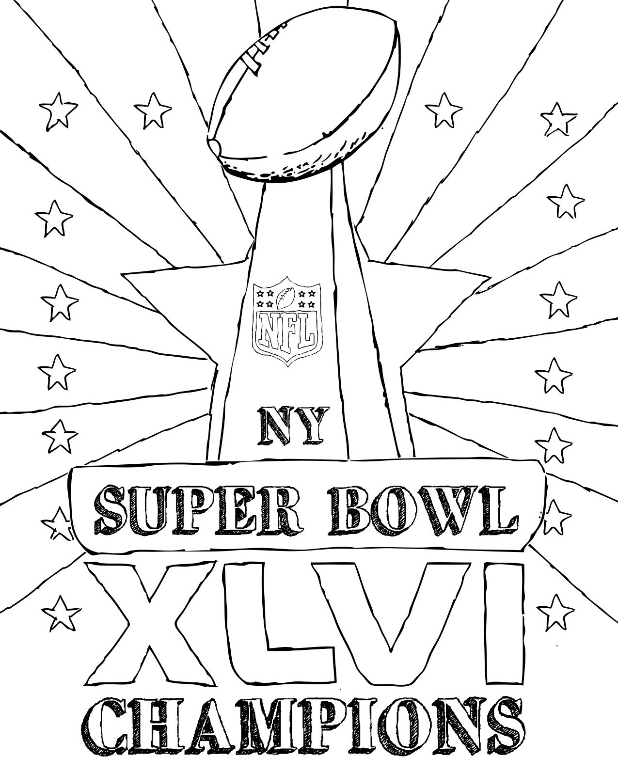 1275x1595 Super Bowl Coloring Pages