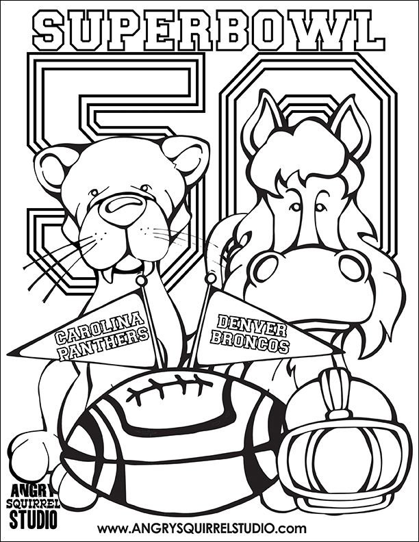 612x792 Free Superbowl 50 Coloring Page! Get Out Those Crayons