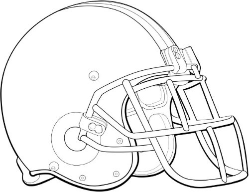 500x385 37 Coloring Pages Football Helmet, Print Football Football Helmet