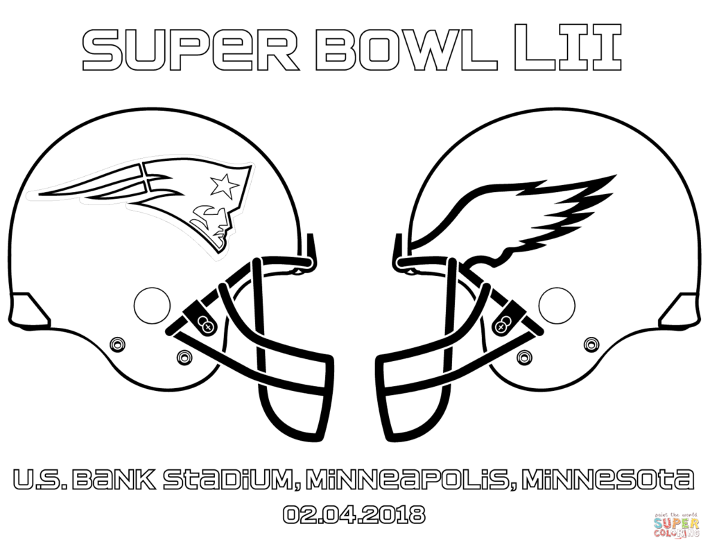 1024x792 Coloring Pages Super Bowl