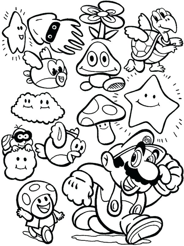 600x804 Super Mario Coloring Pages Super Coloring Page Awesome Super