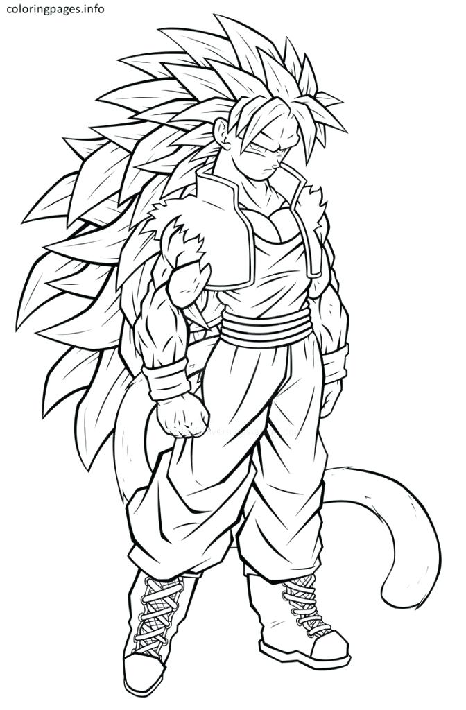 672x1024 Coloring Pages Of Goku Super Saiyan 4 Goku Ssj Coloring Pages