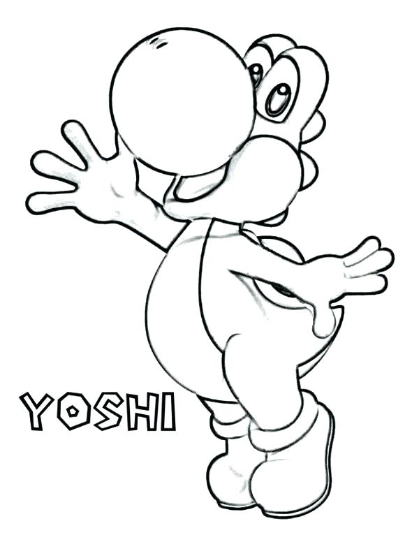 600x776 Mario Brothers Coloring Page