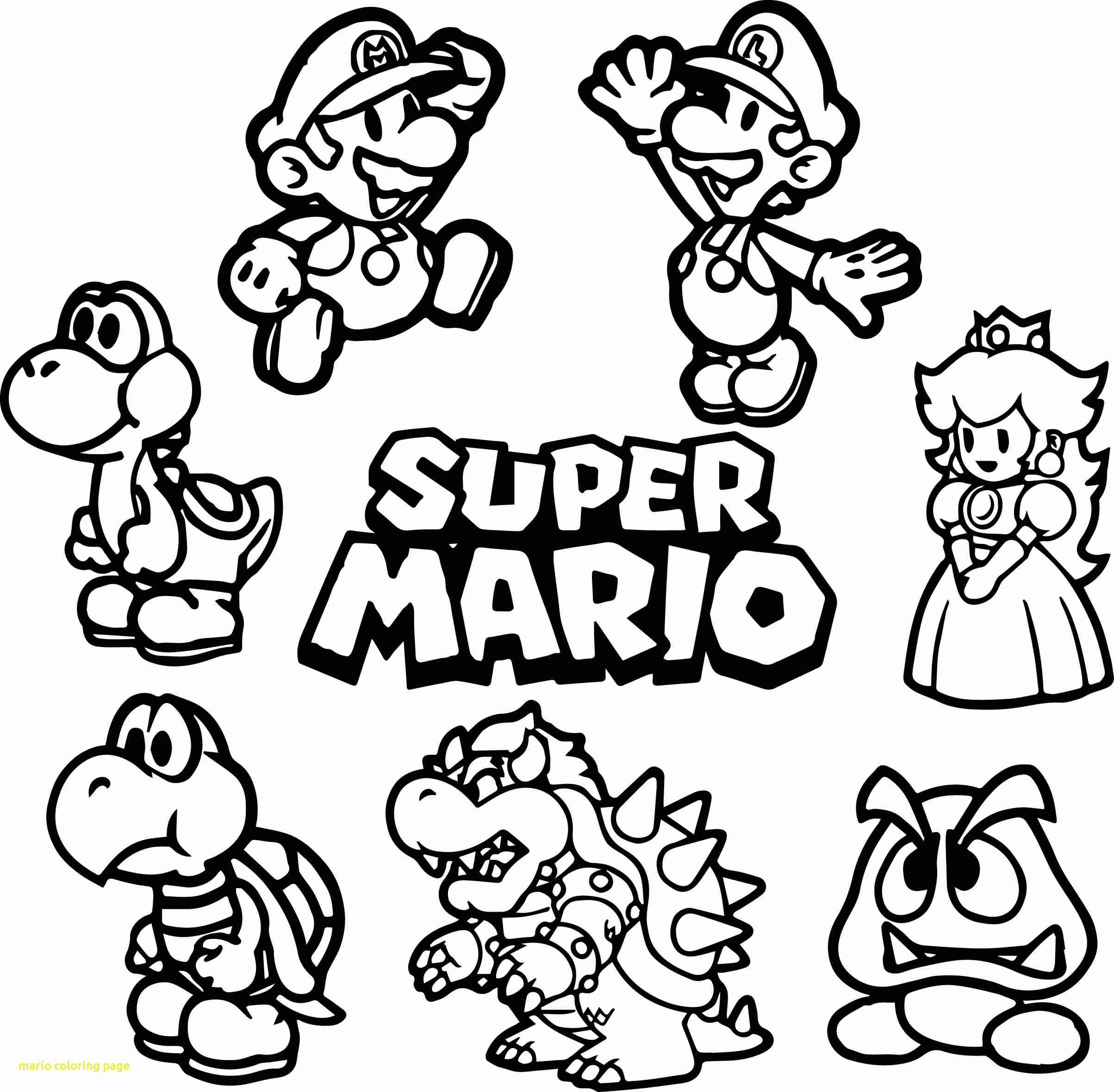 2407x2361 Mario Coloring Page With All Super Wkwedding Co Cool Pages 20 8