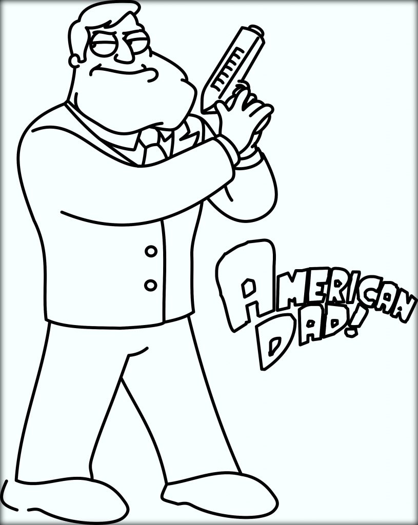 815x1024 Dad Coloring Page Dad Coloring Page American Dad Coloring Pages