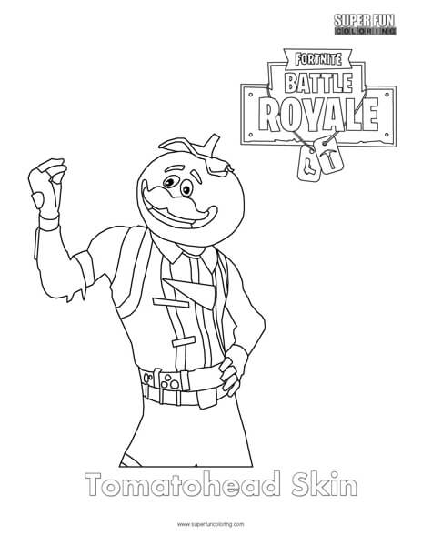 464x600 Tomatohead Skin Fortnite Coloring Page
