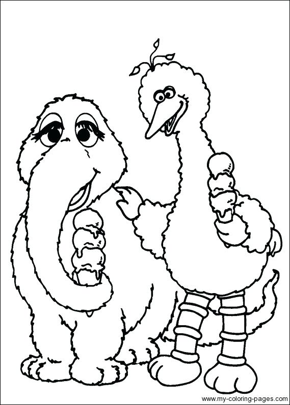 569x796 Grover Coloring Page Sesame Street Pictures To Color Big Playing