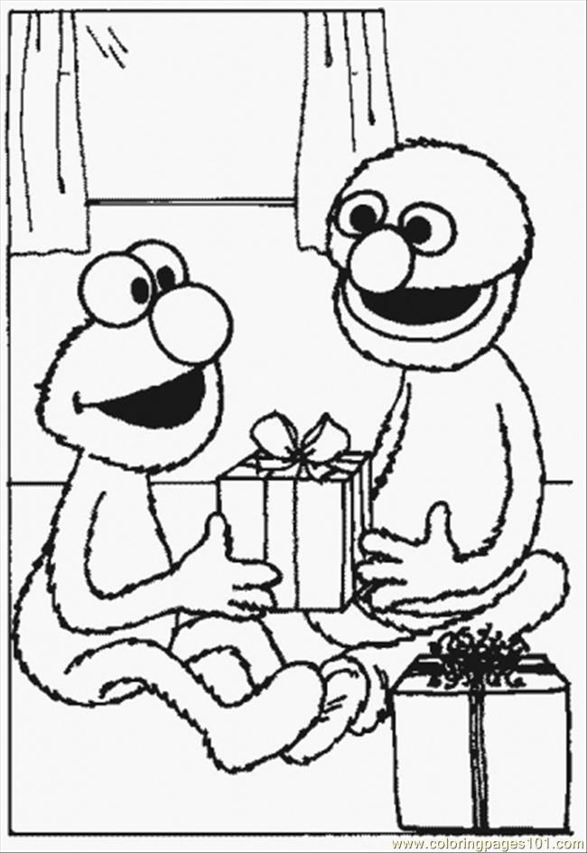 650x945 Normal Grover Coloring Page