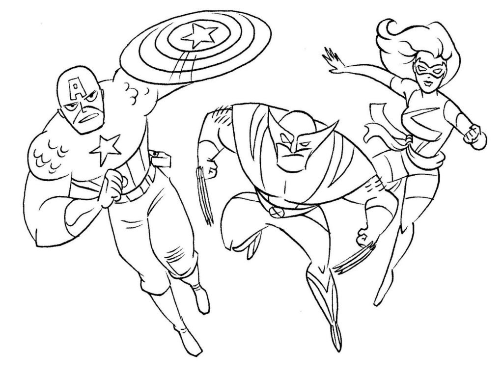 1024x768 Superhero Coloring Pages Printable ~ Cool Coloring Pages