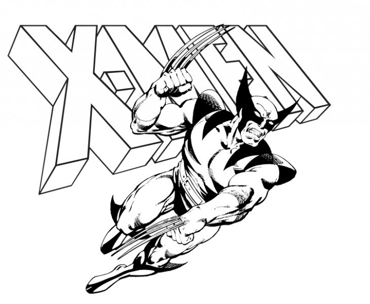 730x600 Wolverine Coloring Pages Printable Kids Printable Wolverine
