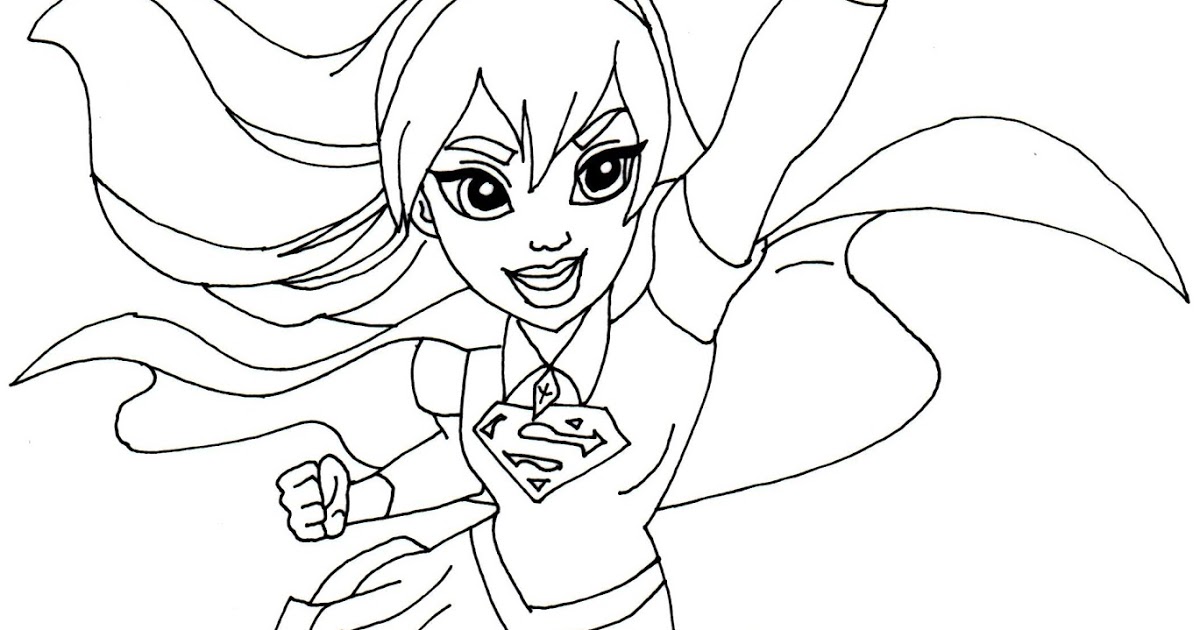 1200x630 Free Printable Super Hero High Coloring Pages Supergirl