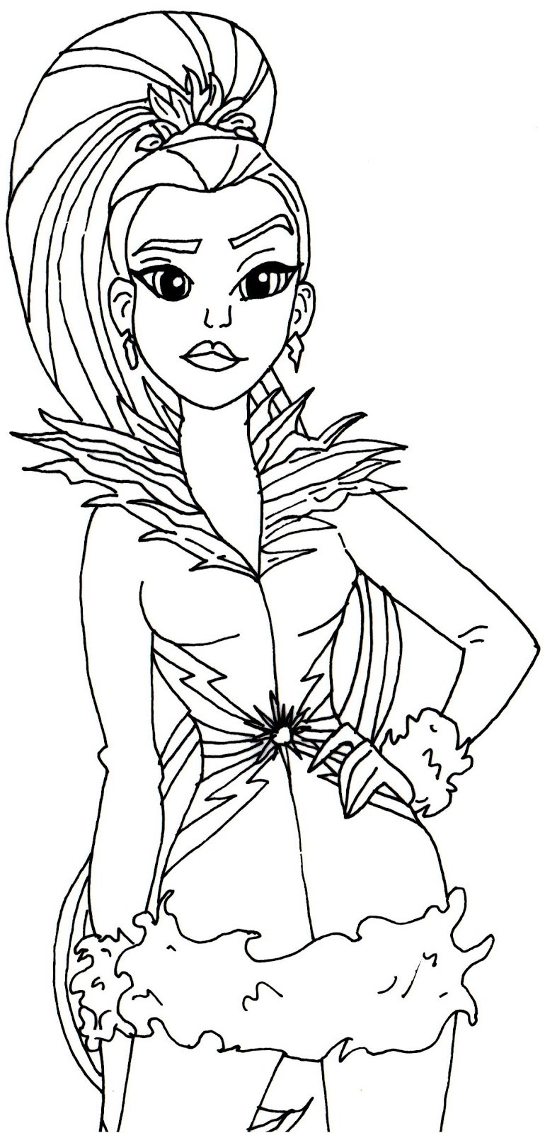 770x1600 Girl Superhero Coloring Page Fresh Free Printable Super Hero High