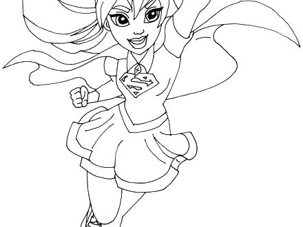 440x330 Supergirl Coloring Pages Best Of Coloring Pages Pictures Free