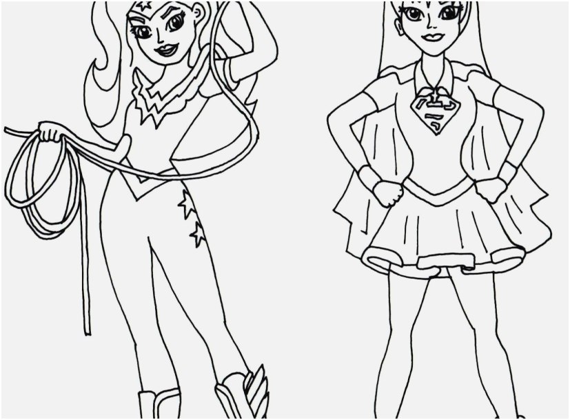 827x609 Supergirl Coloring Pages Shoot Inspiring Printable Super Hero High