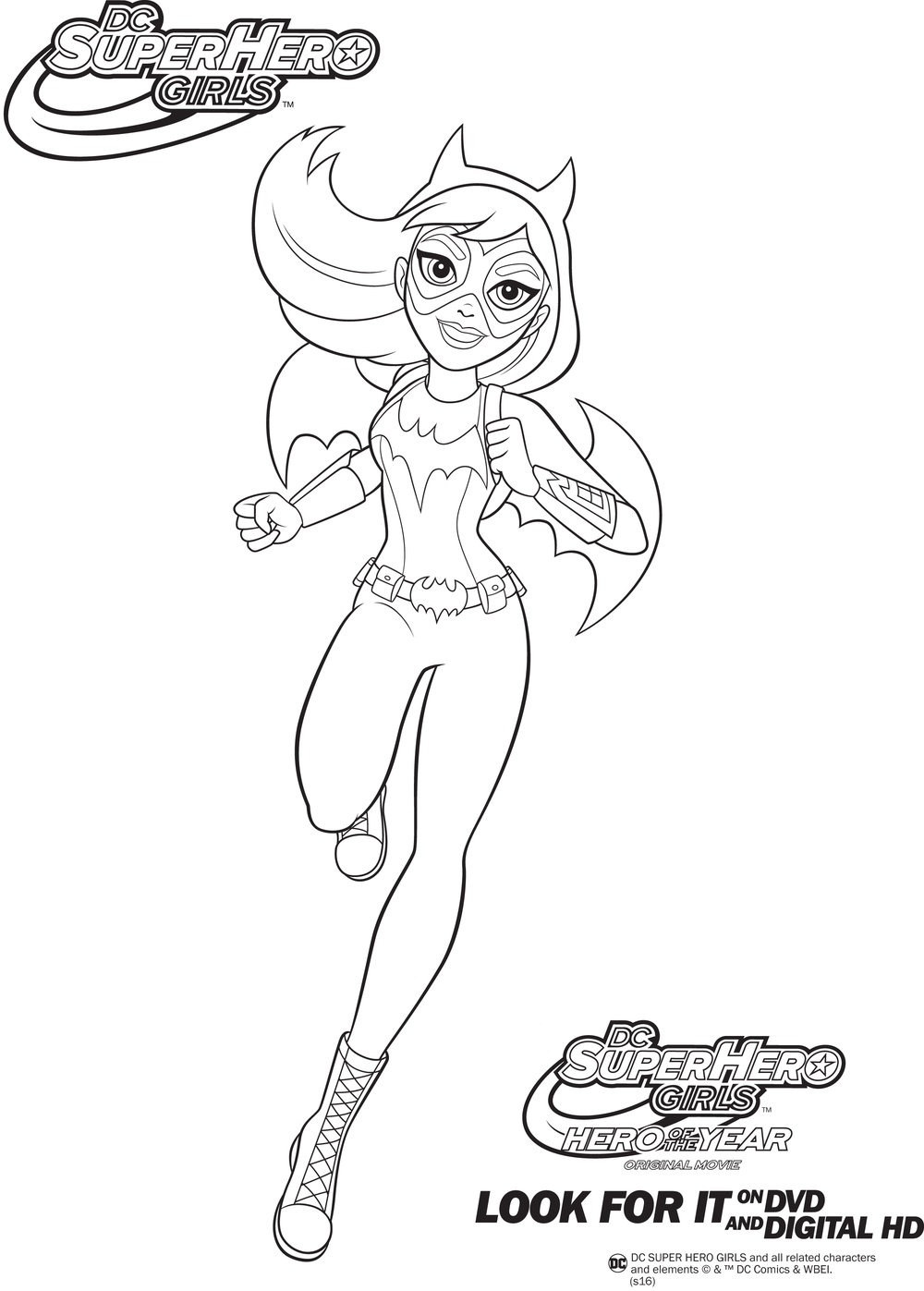 1000x1397 Dc Super Hero Girls Coloring Pages Striking Girl Superhero Page