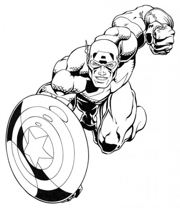 Super Hero Squad Coloring Pages To Print