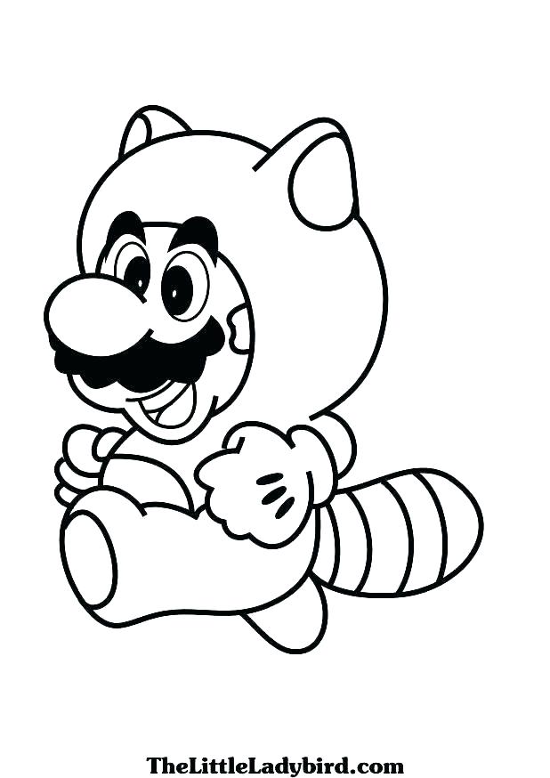 618x874 Super Mario Printable Coloring Pages Color Pages Characters