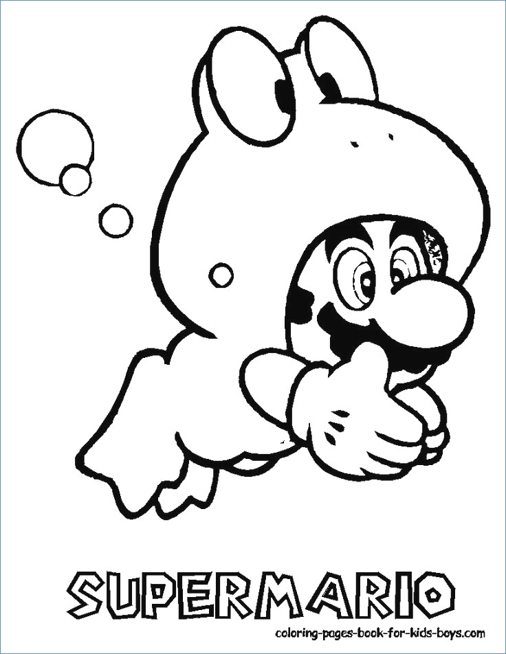 736x952 Coloring Pages New Super Mario Bros Wii
