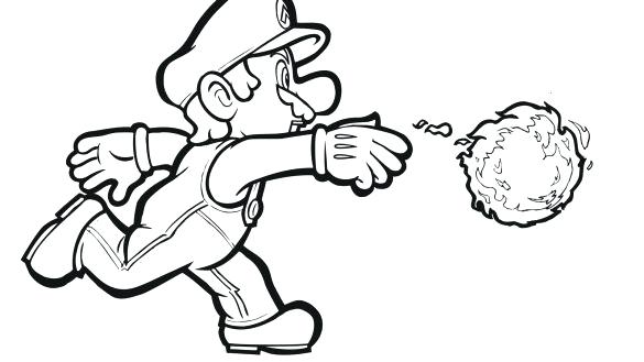 585x329 Mario Color Pages Super Mario Brothers Coloring Pages Printable