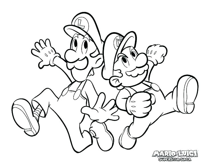736x580 Mario Coloring Pages Online Super Brothers Coloring Pages Coloring