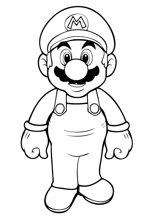 595x842 Free Printable Mario Coloring Pages For Kids Mario Bros, Super