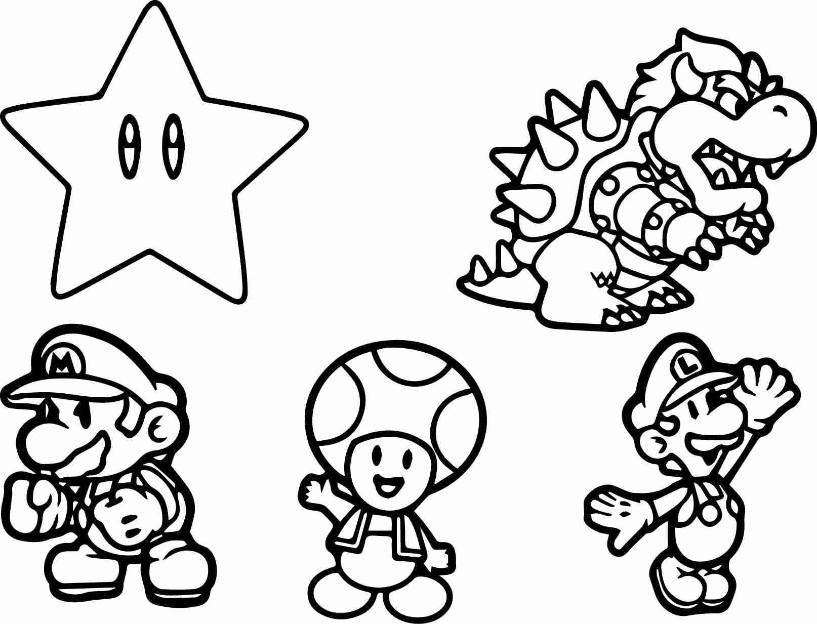 1614x1233 Free Toad Super Mario Coloring Pages For Alluring