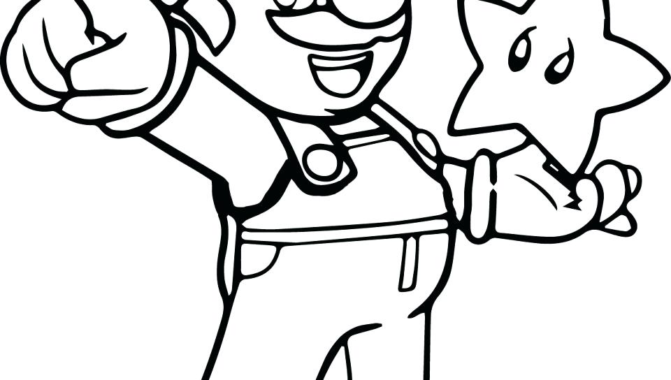 Super Mario Coloring Pages