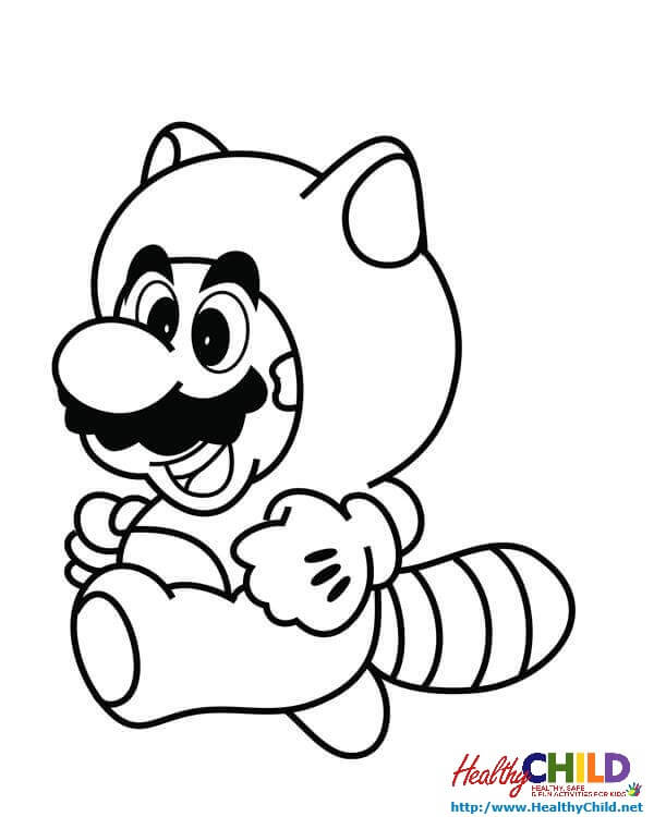 600x750 Super Mario Coloring Pages