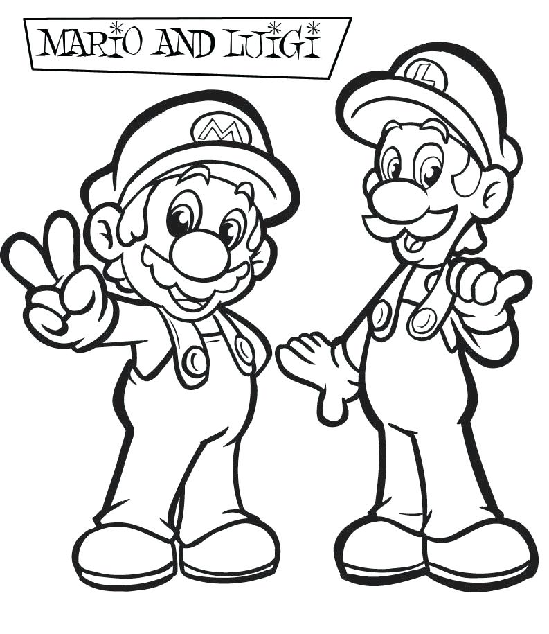 793x915 Super Mario Characters Coloring Pages Party Coloring Pages Super