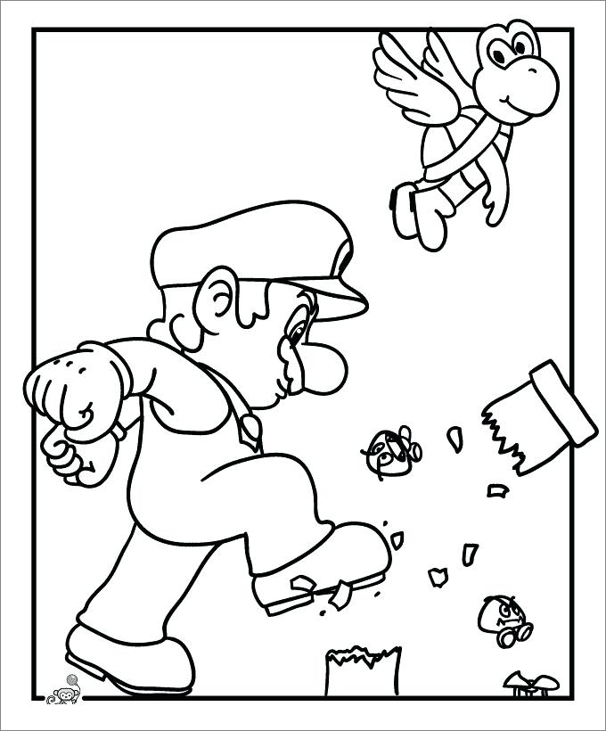 680x820 Mario Coloring Pages Free Epic Mushroom Coloring Page Fee Super