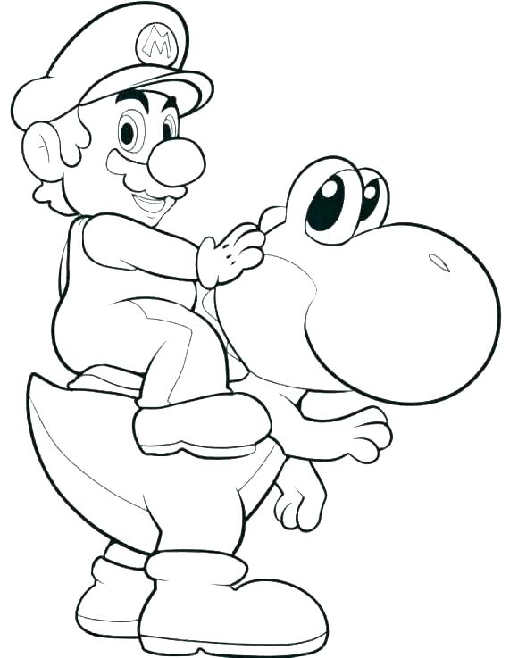 580x737 Super Mario Printable Coloring Pages Super Mario 3d World