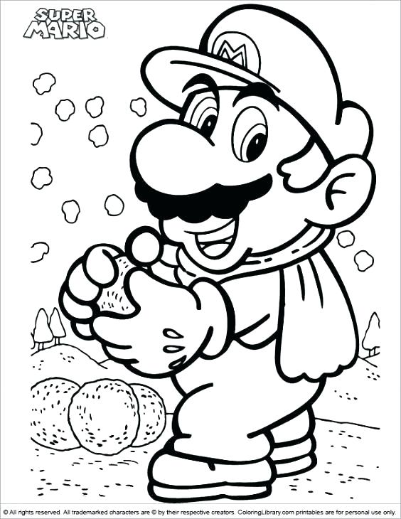 564x730 Paper Mario Coloring Pages Cliptext.co