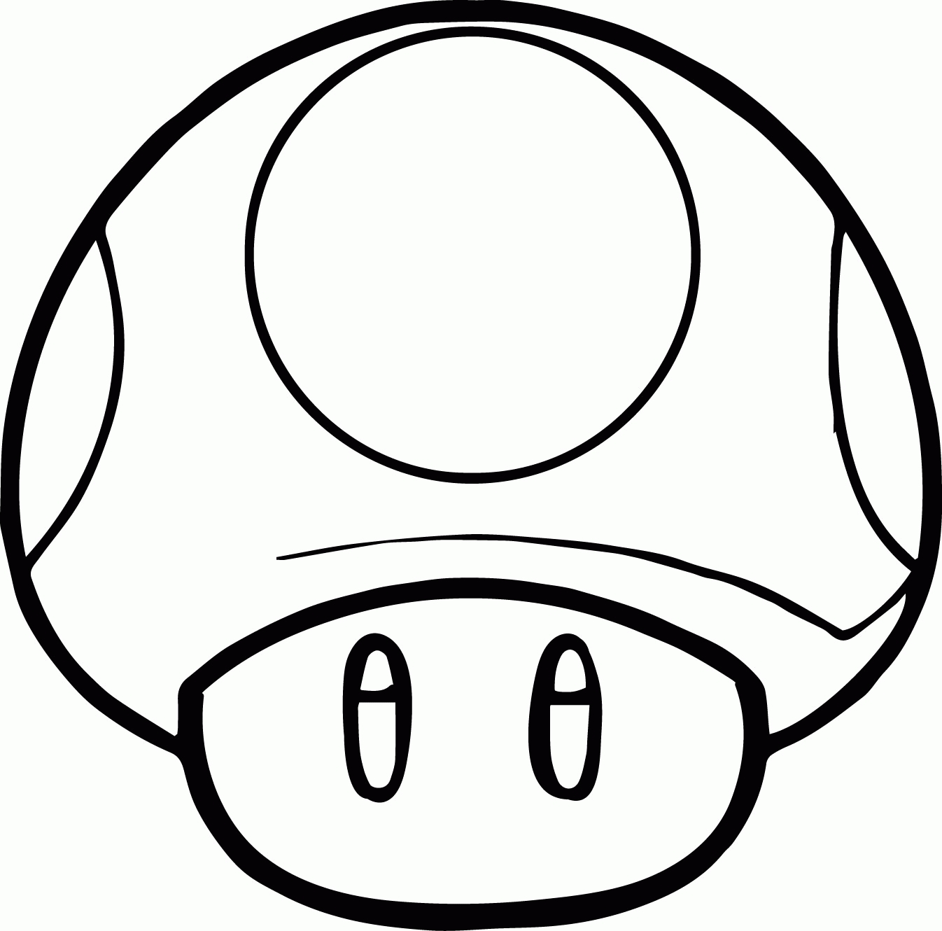 Super Mario Toad Coloring Pages