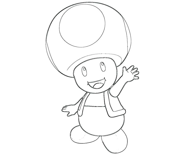 800x667 Mario Toad Coloring Pages Bros Print Super Bros Toad Coloring Page