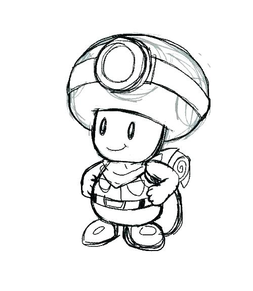 500x575 Toad Coloring Page Toad Coloring Pages Toad Coloring Page Toad