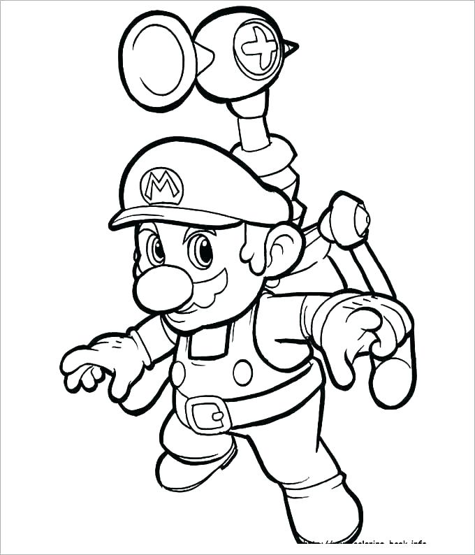 680x794 Mario Bros Toad Coloring Pages Icontent