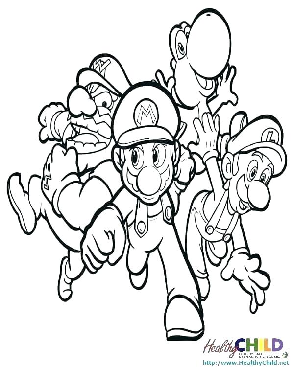 600x750 Super Mario Bros Coloring Pages And Coloring Page Best Of Color