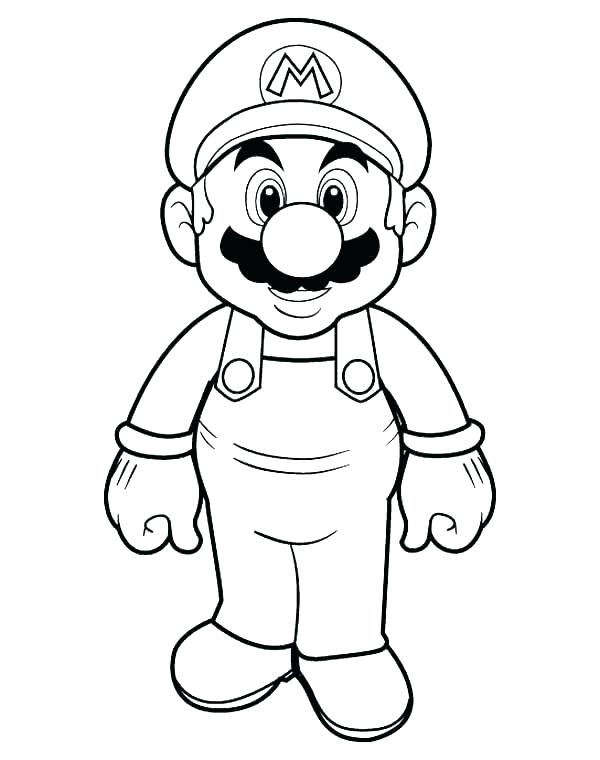 600x760 Super Mario Coloring Pages Online Super Bros 3 Coloring Brothers