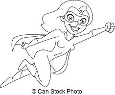 235x194 Outlined Super Hero. Coloring Page Outline Of A Super Hero