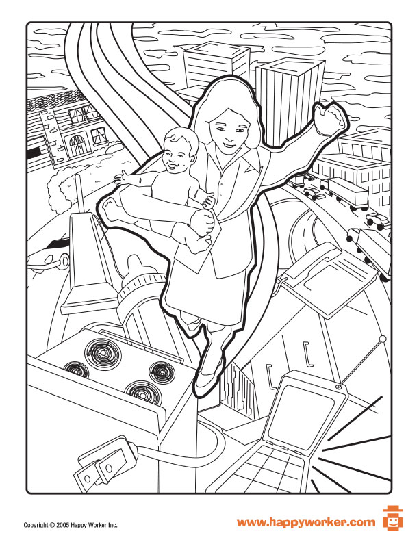 612x792 Happy Mother's Day Coloring Pages