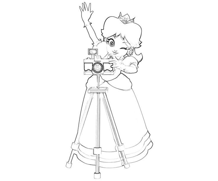Super Paper Mario Coloring Pages