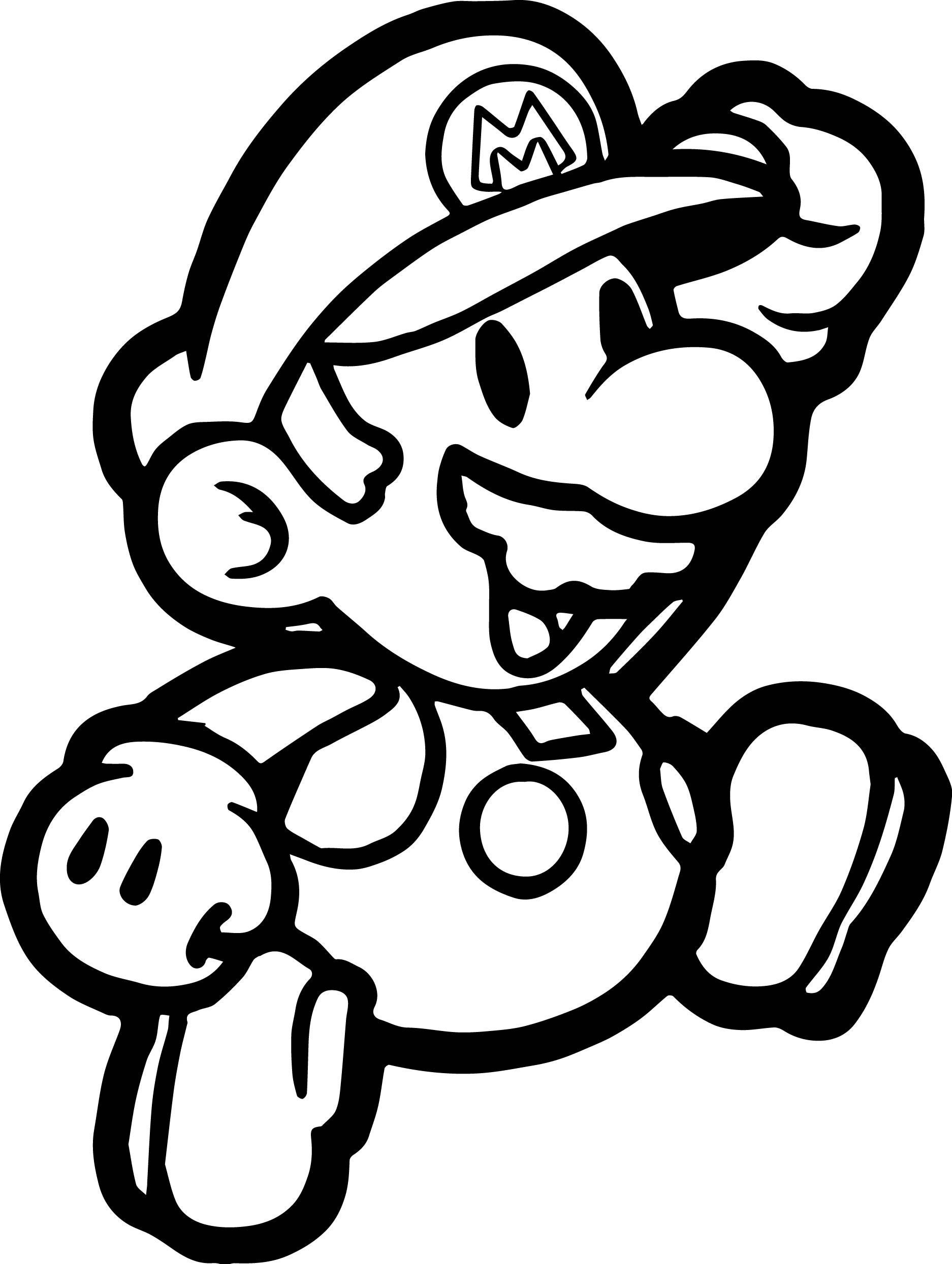 1874x2490 Super Paper Mario Coloring Pages Noticeable Beautiful To Print
