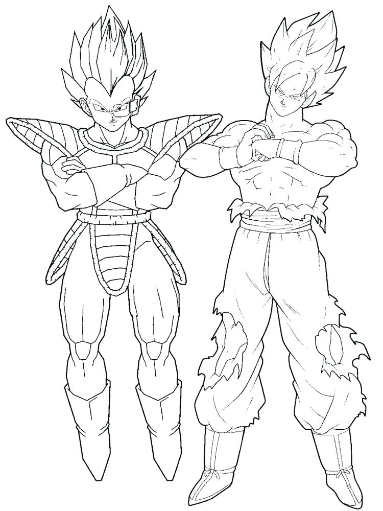 750x1000 Goku Coloring Games Goku Super Saiyan 2 Coloring Pages