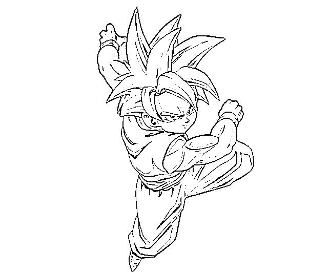 640x533 Goku Super Saiyan Coloring Pages Super 3 Coloring Pages Goku Super