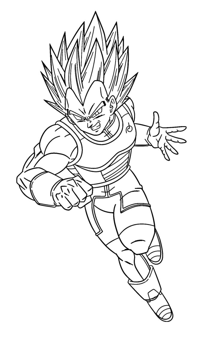 691x1155 Vegeta Super Saiyan Coloring Pages To Print Coloring For Kids 2018