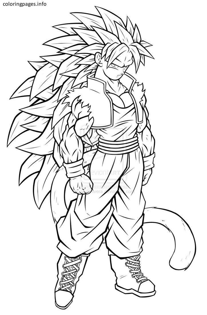 724x1104 Goku Super Saiyan 5 Coloring Pages Goku Goku Super