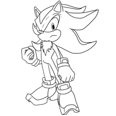 Super Shadow Coloring Pages
