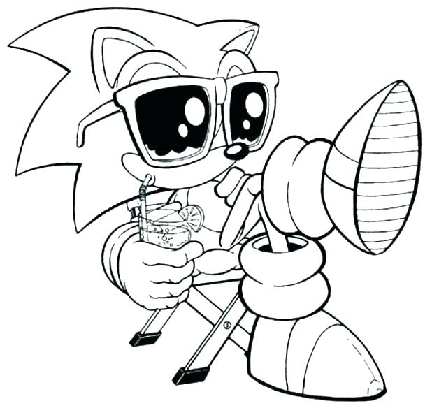 618x584 Sonic The Hedgehog Coloring Pages Sonic The Hedgehog Coloring